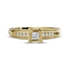 Thumbnail Image 4 of Adore Princess-Cut Diamond Engagement Ring 1/8 ct tw 10K Yellow Gold