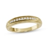 Thumbnail Image 5 of Adore Diamond Wedding Band 1/8 ct tw 10K Yellow Gold