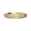 Thumbnail Image 7 of Adore Diamond Wedding Band 1/8 ct tw 10K Yellow Gold