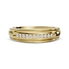 Thumbnail Image 10 of Adore Men's Diamond Wedding Band 1/8 ct tw 10K Yellow Gold