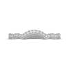 Thumbnail Image 3 of Neil Lane Diamond Scalloped Wedding Band 1/5 ct tw 14K White Gold