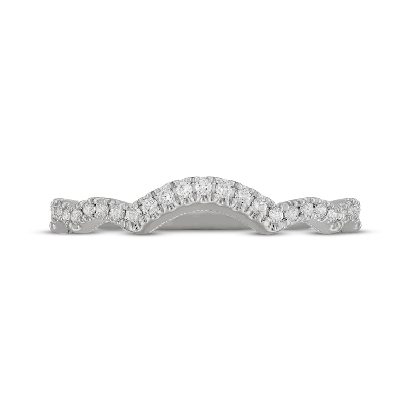 Main Image 3 of Neil Lane Diamond Scalloped Wedding Band 1/5 ct tw 14K White Gold