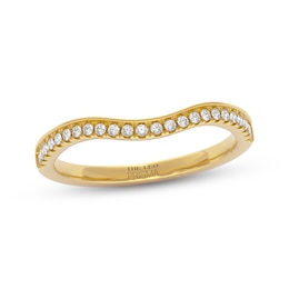 THE LEO Prisma Diamond Contour Wedding Band 1/6 ct tw 14K Yellow Gold