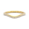 Thumbnail Image 3 of THE LEO Prisma Diamond Contour Wedding Band 1/6 ct tw 14K Yellow Gold