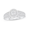 Thumbnail Image 1 of Adore Round-Cut Diamond Halo Engagement Ring 1 ct tw 10K White Gold