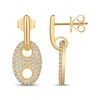 Thumbnail Image 1 of STUDIO BY KAY Diamond Mariner Link Drop Earrings 3/4 ct tw 10K Yellow Gold