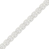 Thumbnail Image 2 of Diamond Scalloped Link Bracelet 1/4 ct tw Sterling Silver 7.25"