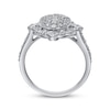 Thumbnail Image 3 of Multi-Diamond Oval Ring 1-1/3 ct tw 14K White Gold