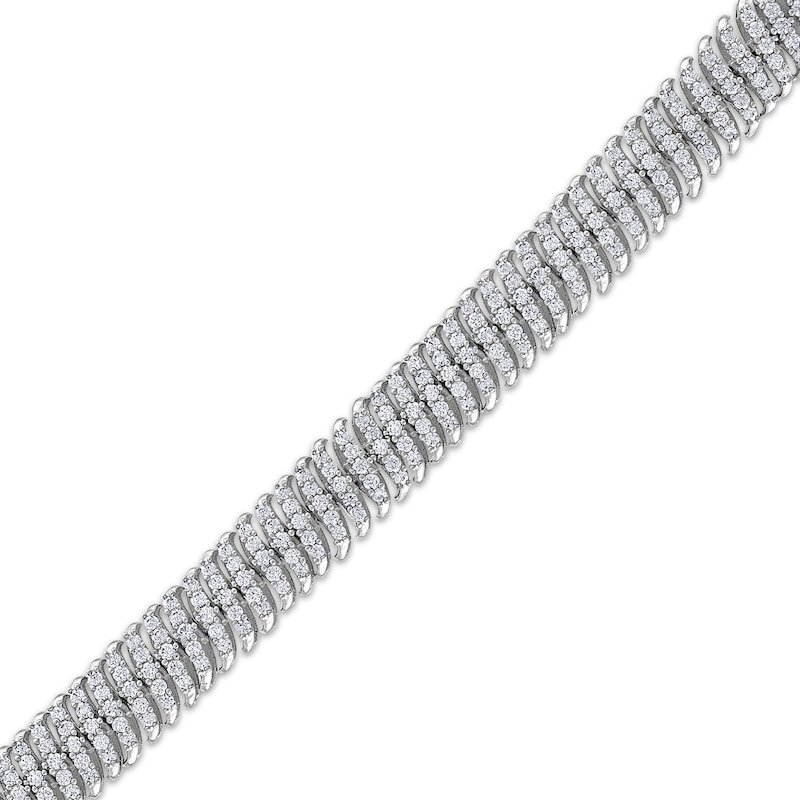 Main Image 2 of Diamond S-Link Bracelet 5 ct tw 14K White Gold 7"