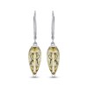 Thumbnail Image 2 of Pear-Shaped Lemon Quartz Drop Earrings Sterling Silver