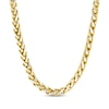 Thumbnail Image 1 of 5.75mm Wheat Chain Necklace Yellow & White Ion-Plated Solid Stainless Steel 24"