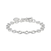 Thumbnail Image 2 of Diamond Pavé Heart Toggle Bracelet 1/4 ct tw Sterling Silver 7.25"