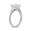 Thumbnail Image 2 of Neil Lane Artistry Round-Cut Lab-Grown Diamond Engagement Ring 4-3/4 ct tw 14K White Gold
