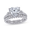 Thumbnail Image 1 of Adore Heart-Shaped Lab-Grown Diamond Bridal Set 2-3/4 ct tw 14K White Gold
