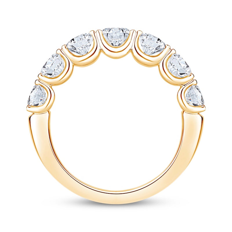 Main Image 3 of Adore Lab-Grown Diamonds Seven-Stone Anniversary Ring 2 ct tw 14K Yellow Gold