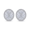 Thumbnail Image 2 of KAY Lab-Grown Diamonds Marquise & Round-Cut Oval-Shaped Stud Earrings 6 ct tw 14K White Gold