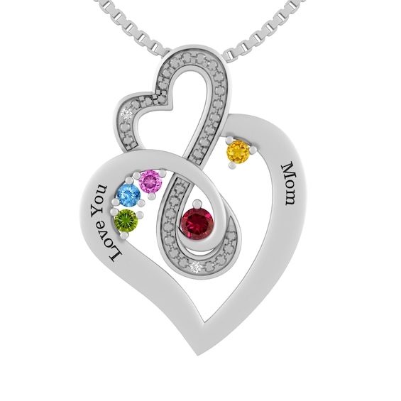 Birthstone Mother's Necklace