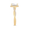 Thumbnail Image 2 of Lab-Grown Diamonds Emerald-Cut Engagement Ring 2-1/3 ct tw 14K Yellow Gold