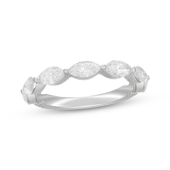 Neil Lane Artistry Marquise-cut Lab-Grown Diamond Anniversary Band 1-1/2 ct tw 14K White Gold