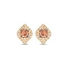 Thumbnail Image 2 of Le Vian Diamond Marquise Frame Earrings 1/2 ct tw 14K Honey Gold