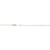 Thumbnail Image 4 of Amethyst & Diamond Teardrop Ribbon Necklace 1/15 ct tw 10K Yellow Gold 18"