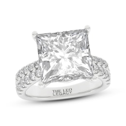 THE LEO Legacy Lab-Grown Diamond Princess-Cut Engagement Ring 9 ct tw 14K White Gold