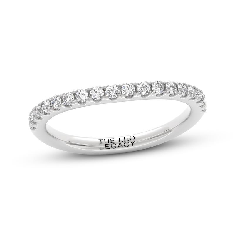 Main Image 7 of THE LEO Legacy Lab-Grown Diamond Wedding Band 1/3 ct tw 14K White Gold