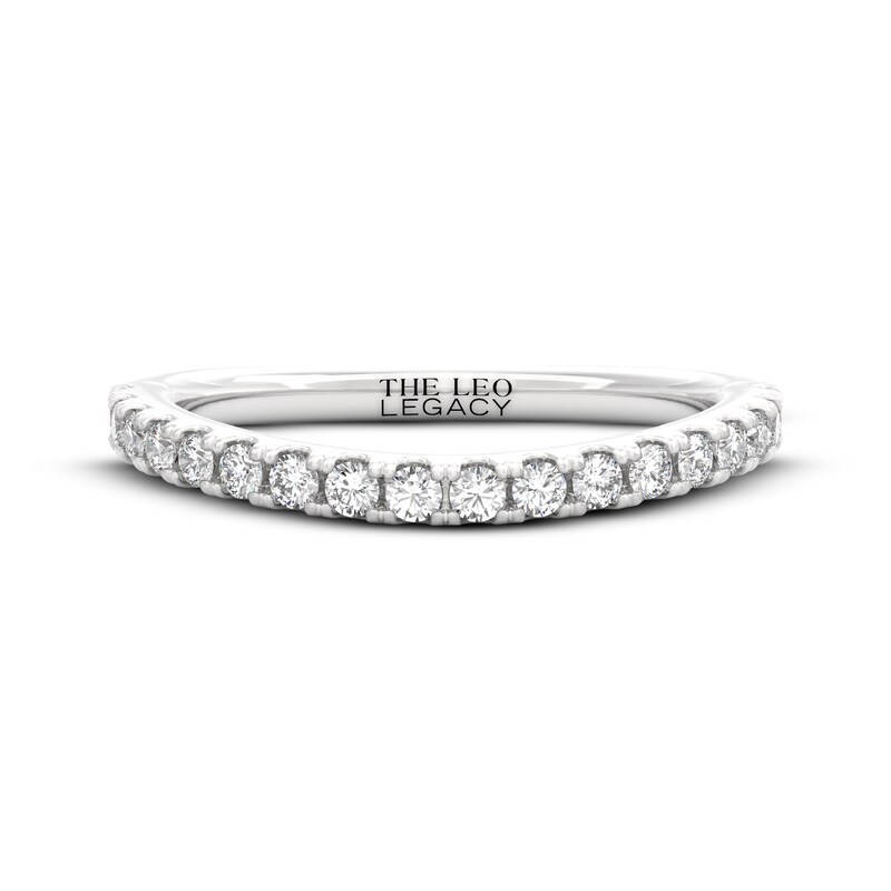 Main Image 9 of THE LEO Legacy Lab-Grown Diamond Wedding Band 1/3 ct tw 14K White Gold