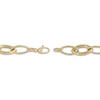Thumbnail Image 4 of Alternating Oval Link Bracelet 10K Yellow Gold 7.5"