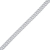 Thumbnail Image 2 of Men's Diamond Cuban Curb Chain Bracelet 1 ct tw Sterling Silver 8.5"