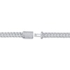 Thumbnail Image 3 of Men's Diamond Cuban Curb Chain Bracelet 1 ct tw Sterling Silver 8.5"