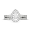 Thumbnail Image 3 of Neil Lane Pear-Shaped Diamond Halo Bridal Set 1-7/8 ct tw 14K White Gold