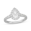Thumbnail Image 4 of Neil Lane Pear-Shaped Diamond Halo Engagement Ring 1-5/8 ct tw 14K White Gold