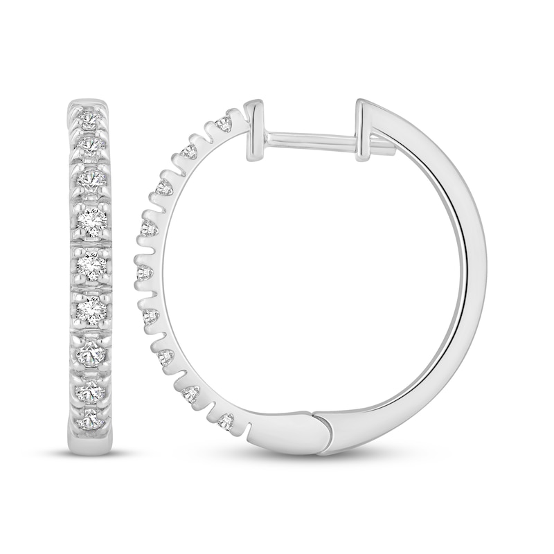 Main Image 2 of KAY Lab-Grown Diamonds Hoop Earrings Gift Set 5/8 ct tw 10K Tri-Tone Gold