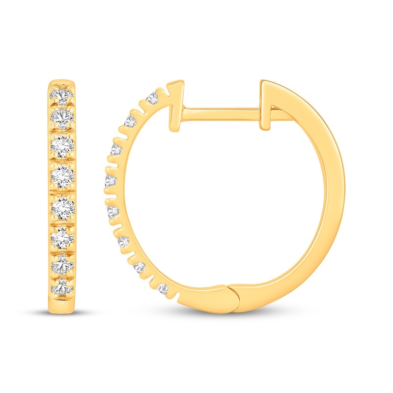 Main Image 3 of KAY Lab-Grown Diamonds Hoop Earrings Gift Set 5/8 ct tw 10K Tri-Tone Gold