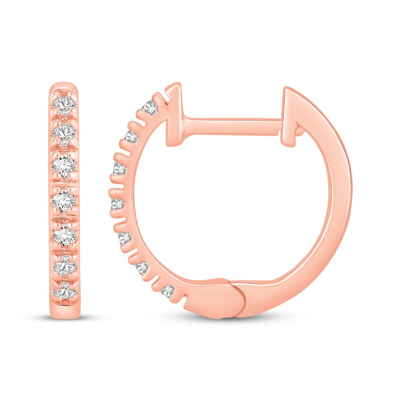 Main Image 4 of KAY Lab-Grown Diamonds Hoop Earrings Gift Set 5/8 ct tw 10K Tri-Tone Gold