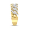 Thumbnail Image 2 of Men's Diamond Chain Link Ring 3/4 ct tw 14K Yellow Gold
