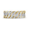 Thumbnail Image 4 of Men's Diamond Chain Link Ring 3/4 ct tw 14K Yellow Gold