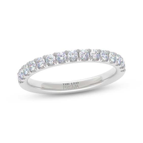 THE LEO Prisma Diamond Wedding Band 1/ ct tw 14K White Gold