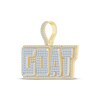 Thumbnail Image 2 of Men's Diamond "GOAT" Charm 3/4 ct tw 10K Yellow Gold