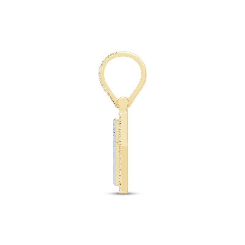Main Image 3 of Men's Diamond "GOAT" Charm 3/4 ct tw 10K Yellow Gold