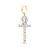 Thumbnail Image 2 of KAY Lab-Grown Diamonds Men's Ankh Charm 1 ct tw 10K Yellow Gold