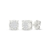 Thumbnail Image 1 of Multi-Diamond Stud Earrings 1/10 ct tw Sterling Silver
