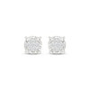 Thumbnail Image 2 of Multi-Diamond Stud Earrings 1/10 ct tw Sterling Silver