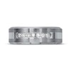 Thumbnail Image 3 of Adore Men's Diamond Satin-Finish Wedding Band 1/5 ct tw Tungsten Carbide