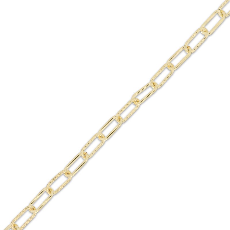 Main Image 2 of 5.3mm Paperclip Chain Necklace Hollow 10K Yellow Gold 18"