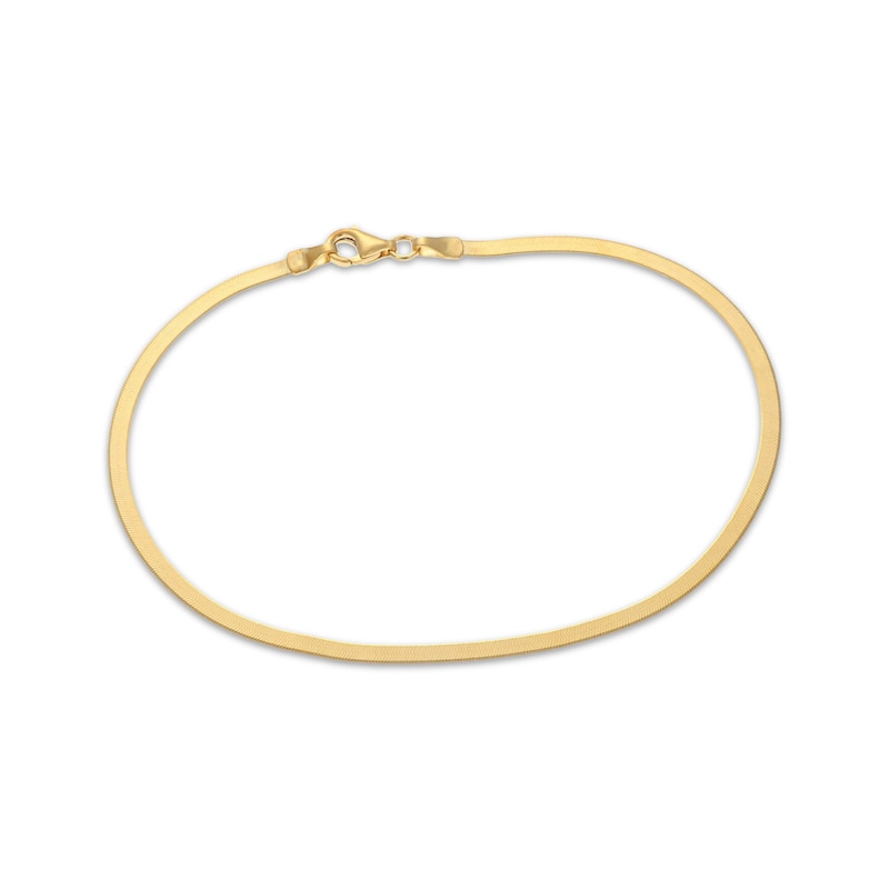 Main Image 4 of Curb, Herringbone & Paperclip Link Chain Bracelet Set Solid 10K Yellow Gold 7.5"