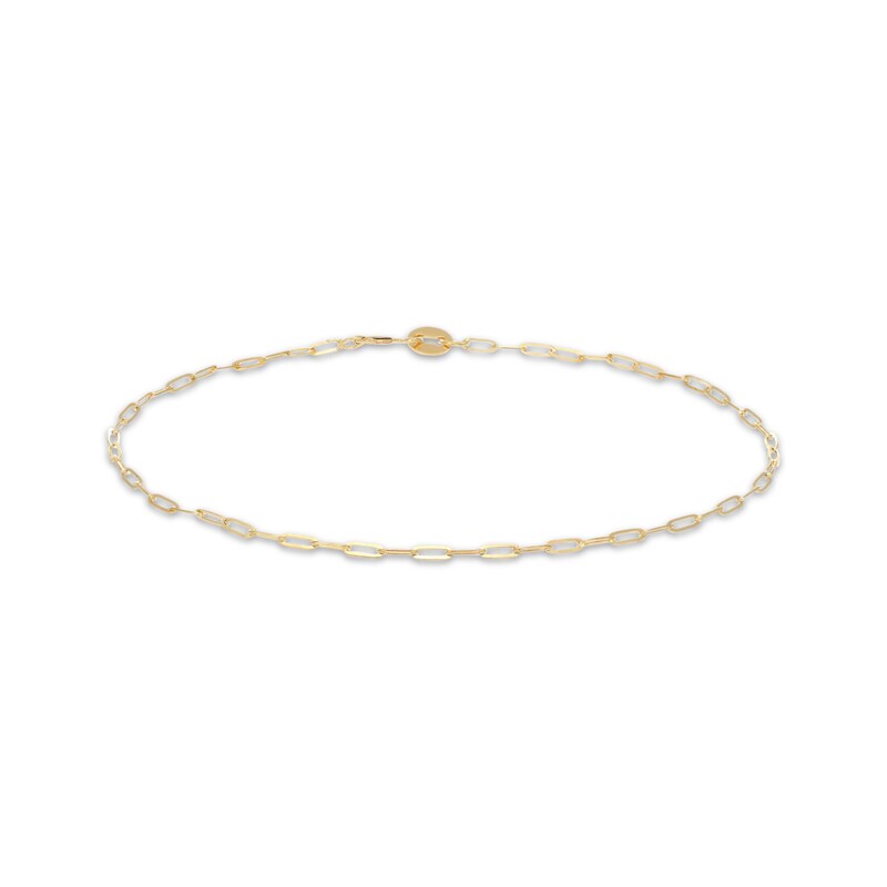 Main Image 5 of Curb, Herringbone & Paperclip Link Chain Bracelet Set Solid 10K Yellow Gold 7.5"
