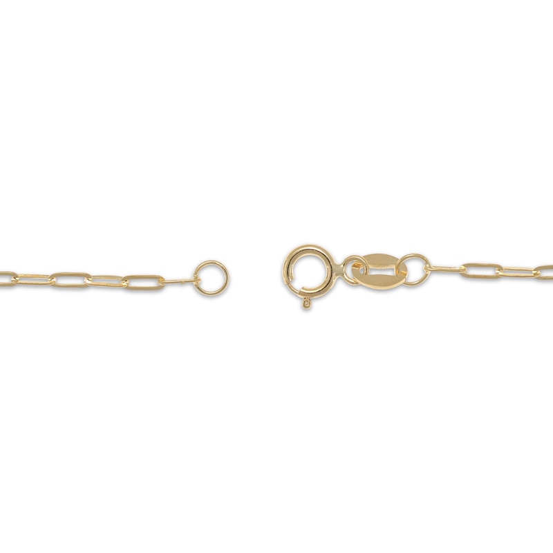 Main Image 7 of Curb, Herringbone & Paperclip Link Chain Bracelet Set Solid 10K Yellow Gold 7.5"