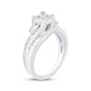 Thumbnail Image 2 of Adore Princess-Cut Quad Diamond Engagement Ring 3/4 ct tw 14K White Gold